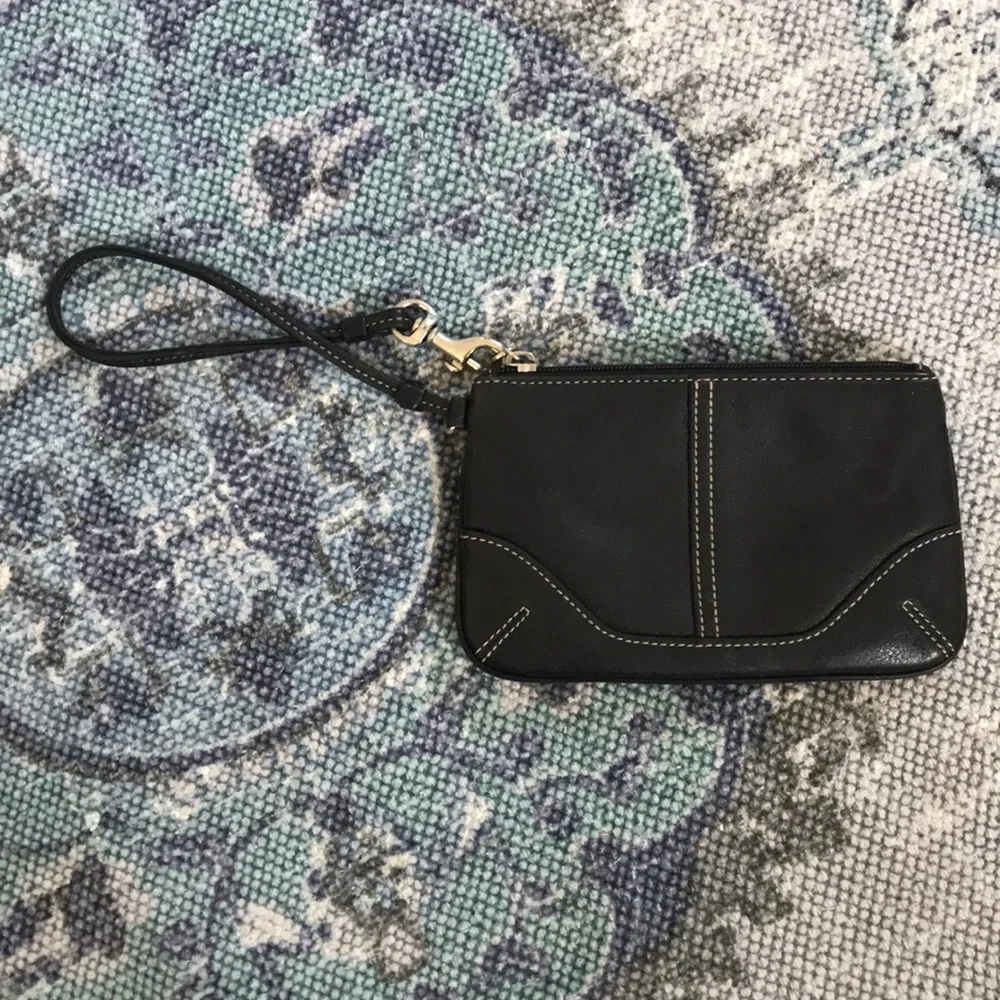 Coach Leather Wristlet